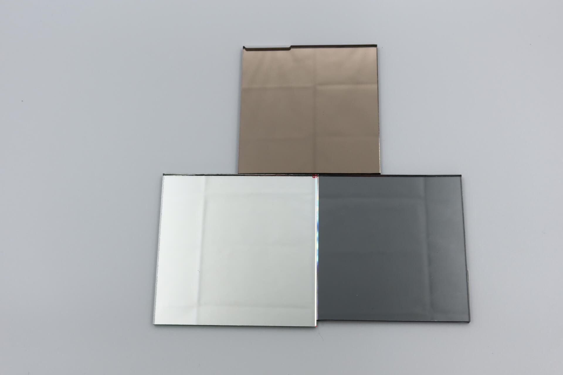 Samples Gekleurde Spiegels - allemaal driehoek